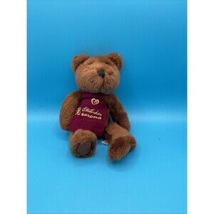 STARBUCKS Coffee Plush Bear Starbucks Bearona Barista w Apron Toy Stuffed H4